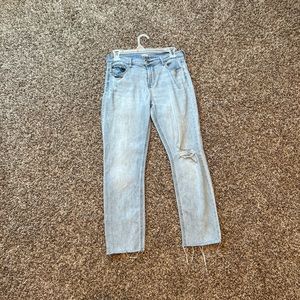Old Navy Blue Ripped Jeans